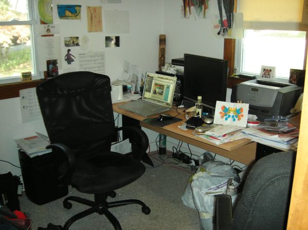 My office desk, today